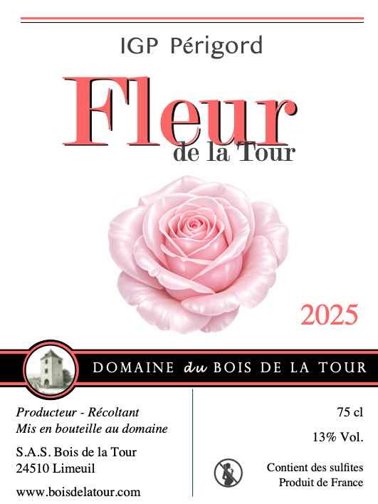 Our Wines etiketfleurdelatour